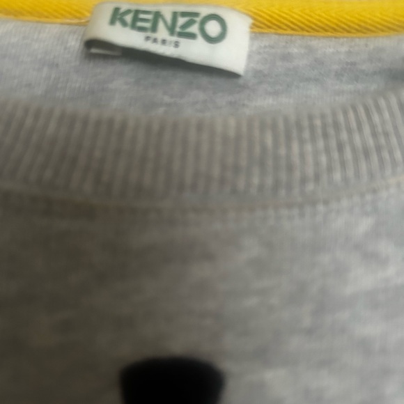 Kenzo Paris grey crew neck long sleeve with a design - Picture 3 of 3